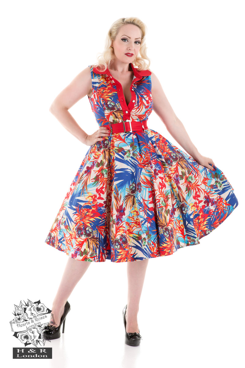 Amazon Floral Swing Dress